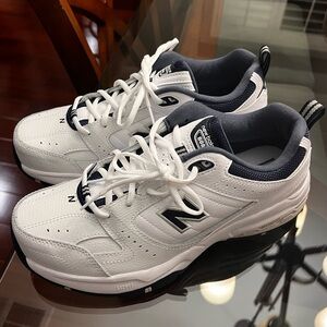 Men’s White New Balance Tennis Shoes